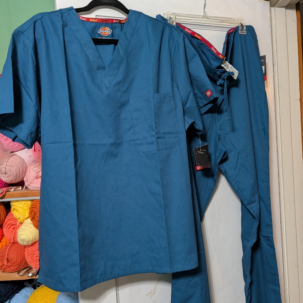 Blue Scrub Set - Picture 6 of 6